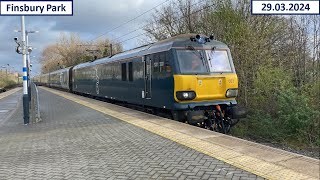 Diverted Caledonian Sleeper Trains at Finsbury Park 29032024 [upl. by Bara214]