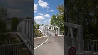 Montluçon  Passerelle de la Glacerie  Point le plus bas de la ville [upl. by Ahtiuqal]