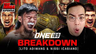 LITO ADIWANG breaks down ONE 169 with The MMA Superfans Nissi Icasiano [upl. by Ferri50]