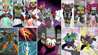 Daigunder All Transformations Jetix Dub Only [upl. by Einnal]