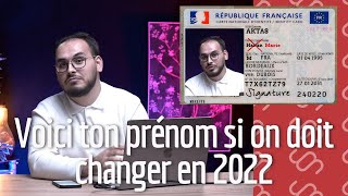 Certains prénoms ne sont pas conforme daprès le Z Quel serait ton prénom en 2022 [upl. by Adnamas]