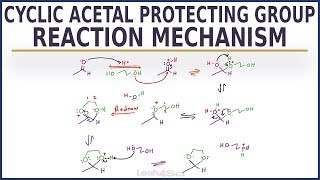 Cyclic Acetal Protecting Group Reaction and Mechanism [upl. by Itida]