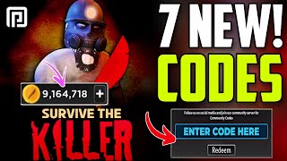 NEW ALL WORKING CODES FOR SURVIVE THE KILLER IN OCTOBER 2024 ROBLOX SURVIVE THE KILLER CODES [upl. by Hoover86]