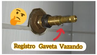 Registro Deca de gaveta Vazando 👷 aprenda a Consertar [upl. by Idisahc]