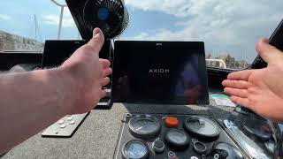 Factory reset of a Raymarine Axiom 12 RV MFD [upl. by Anuala]