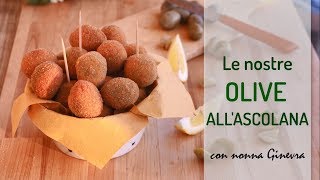 Le nostre OLIVE ALL’ASCOLANA❤️  Video speciale con Nonna Ginevra  Lorenzo in cucina [upl. by Chon]