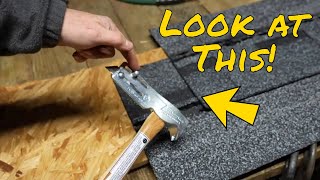 The Best Hammer for Shingle Removal repair and a New Roof The AJC Magnetic Roofing Hatchet [upl. by Ernestine584]