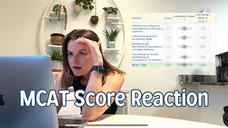 MCAT SCORE REACTION 2023 [upl. by Atilehs403]