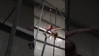 Aerialist performing at Winter Knights of Cheyenne  Cheyenne WY  February 18 2024 [upl. by Arratal]