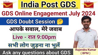 GDS July 2024 Vacancy 44228 QnA Doubt Session 🤔  Ask any questions about GDS online engagement [upl. by Carmina]