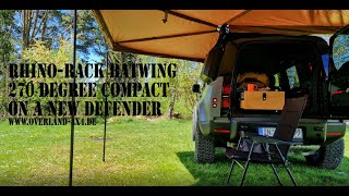 Rhino Rack Batwing Compact 270 degree awning [upl. by Efi188]