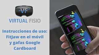 Instrucciones de uso del videojuego FitJaw en el móvil con las gafas Google Cardboard [upl. by Llertram]