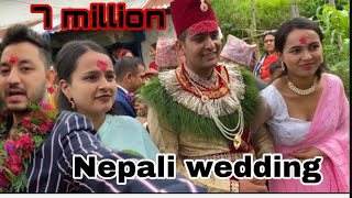 Nepali Wedding Ceremony ❤️ [upl. by Hamimej419]