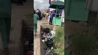 stop indiscriminate littering now fypシ゚ citycleaning asmr ghana ghanacelebrities galamsey [upl. by Otrepur]