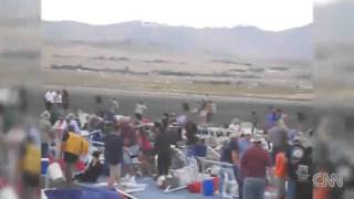 Closer Footage from Reno Air Show Crash 2011  graphic [upl. by Searle535]