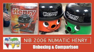 Factory Sealed Numatic Henry From 2006 Meets a 2021 Henry Pet Pro [upl. by Ecinaej]