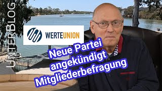 WerteUnion  Neue Partei  Chaos zum Jahresanfang  Verfall der Altparteien  Versagen der Regierung [upl. by Ahseat]