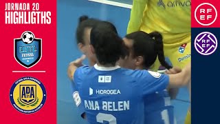 Resumen PrimeraIberdrolaFS  LBTL Futsal Alcantarilla 21 ARRIVA AD Alcorcón FSF  Jornada 20 [upl. by Nezah]