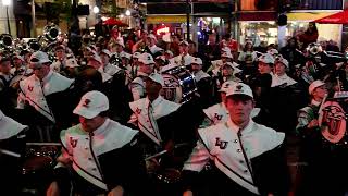 Liberty University Marching Band Pep Rally at the 2021 Lending Tree Bowl in Mobile AL on 121721 [upl. by Auria474]