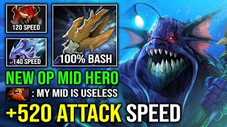 NEW OP MID SLARDAR 520 Attack Speed 100 Perma Stun Bash Brutal Hit Like a Truck Dota 2 [upl. by Ahsiyt]