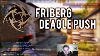 CSGO  Friberg with another deagle push on inferno [upl. by Adiesirb]