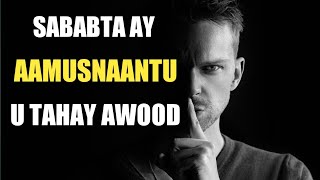 AAMUSNAANTA  AWOODDA AAMUSNAANTA  MASKAXBILE CHANNEL [upl. by Nosrac]