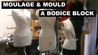 Moulage draped bodice block by Shingo Sato [upl. by Eldnik]