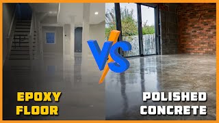 Epoxy Floor vs Polished Concrete  What’s the Difference [upl. by Derby73]