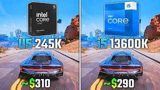 INTEL ULTRA 5 245K vs INTEL i513600K  Test in 6 Games [upl. by Aloin]