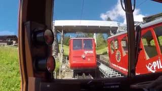 Pilatusbahn Cog Railway Real Time Cab View [upl. by Annovahs339]