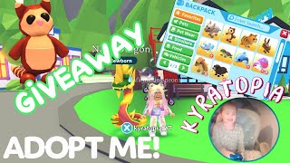 10 Pets GIVE AWAY Tree Kangeroo Legendary and more ADOPT ME Kyratopia ROBLOX [upl. by Rramahs]