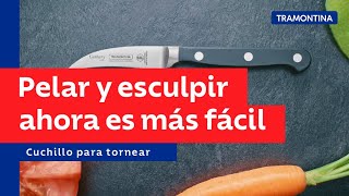 Cuchillo para Tornear como pelar frutas y legumbres de una forma muy fácil  Tramontina [upl. by Nivak903]