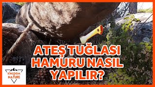 Kül ve Kiremit tozundan ateş tuğlası hamuru yapmak [upl. by Agathe]