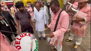 NACHE MAYURI PAIJANIYA BOL song performed by DELUXE BAND DELHI in Bahadurgarh Shobha Yatra 2024♥️🎶 [upl. by Colp]