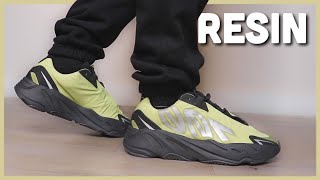 YEEZY 700 MNVN Resin Review  On Foot Look [upl. by Enneyehc]