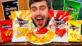 Provamos os Novos Doritos Ketchup e Mostarda Heinz [upl. by Aniar5]