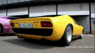 Lamborghini Miura P400 S  Insane accelerations 1080p HD [upl. by Nehgaem600]