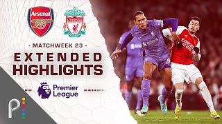 Arsenal v Liverpool  PREMIER LEAGUE HIGHLIGHTS  242024  NBC Sports [upl. by Dlnaod]