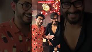 CarryMinati with Ajay Devgan for Runway 34 promotion  Mayday  Ajey Nagar movie runway1 shorts [upl. by Dur]