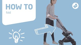 MaxiCosi  Lara stroller  How to fold [upl. by Sihunn]