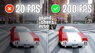 GTA 4 Lag Fix 1GB RAM  FPS Drop amp Lag Fix in Low End PC [upl. by Atirys]