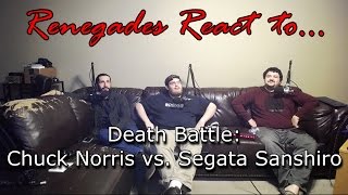 Renegades React to Death Battle  Chuck Norris vs Segata Sanshiro [upl. by Regdor]