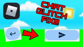 Roblox Chat Glitch Problem Solve MOBILE  chat Glitch Fix  Roblox roblox glitch viralvideo [upl. by Enidualc]