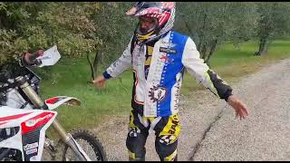 impressioni di guida della Fantic Enduro 250 4 t 2023 con Giancarlo Curradi [upl. by Amathiste69]