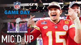 NFL Super Bowl LVIII Micd Up quotI want back to back to backquot  Game Day All Access [upl. by Skier]