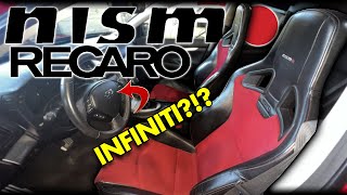 Installing Nismo Recaro Seats  Pt 3 [upl. by Hannaj322]