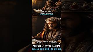 Mizmor Le David Salmo 23 de David Tehilim song short yeshua Elohim דוד יְהֹוָה יְשׁוּעַ [upl. by Adler640]