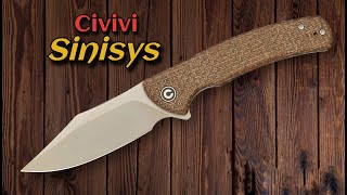 NEW Budget Fliiper from Civivi The Sinisys  Steel Framelock Goodness [upl. by Sille315]