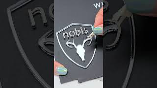 How are we liking the black mirror on matte black Oozes LUXURY right businesssign customsigns [upl. by Robins]