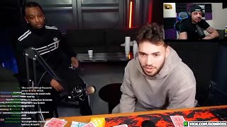 DJ Ghost Reacts To 21 Savage And Adin Ross Card Game [upl. by Nikolai]